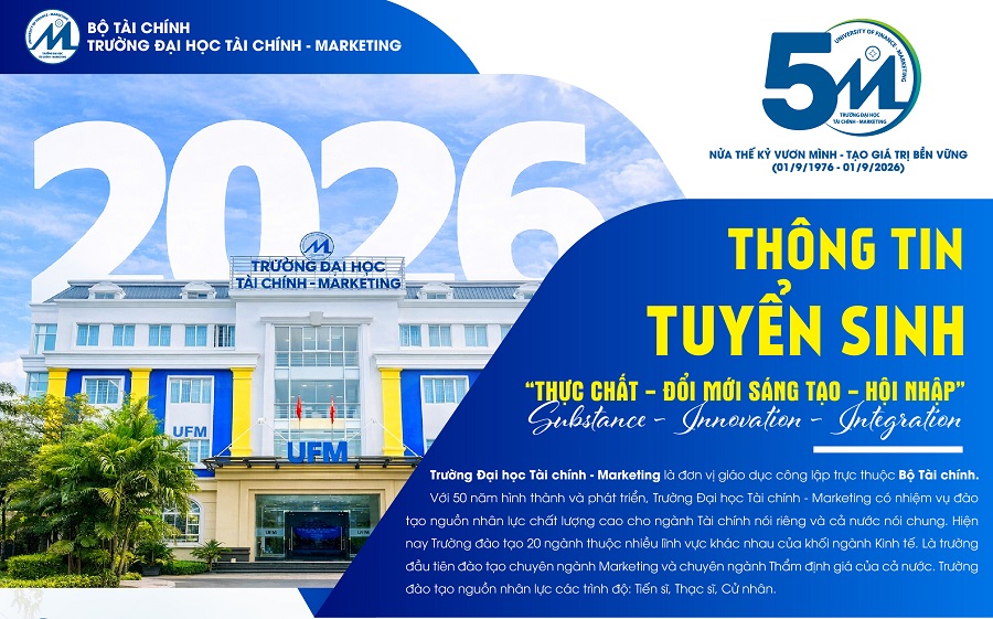 UFM công bố Thông tin tuyển sinh đại học chính quy năm 2026 