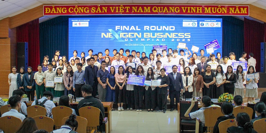 Chung kết NextGen Business Olympiad 2025: Sàn đấu trí tuệ quốc tế và bản lĩnh 